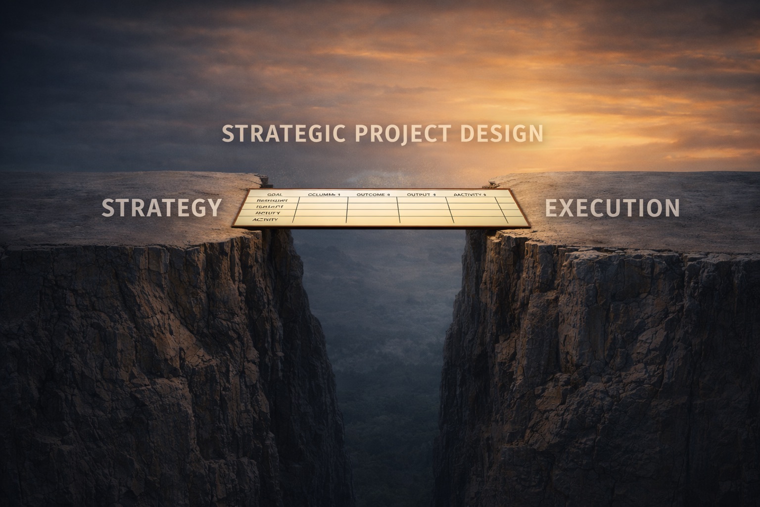 Management Pro Logframe matrix diagram